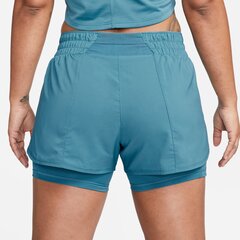 Nike шорты для женщин ONE DF MR 3IN 2N1 SHORT, зеленый цвет цена и информация | Спортивная одежда женская | kaup24.ee