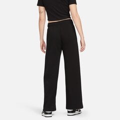 Nike повседневные штаны для женщин NSW CLUB FLC MR PANT WIDE, черные цена и информация | Спортивная одежда для женщин | kaup24.ee
