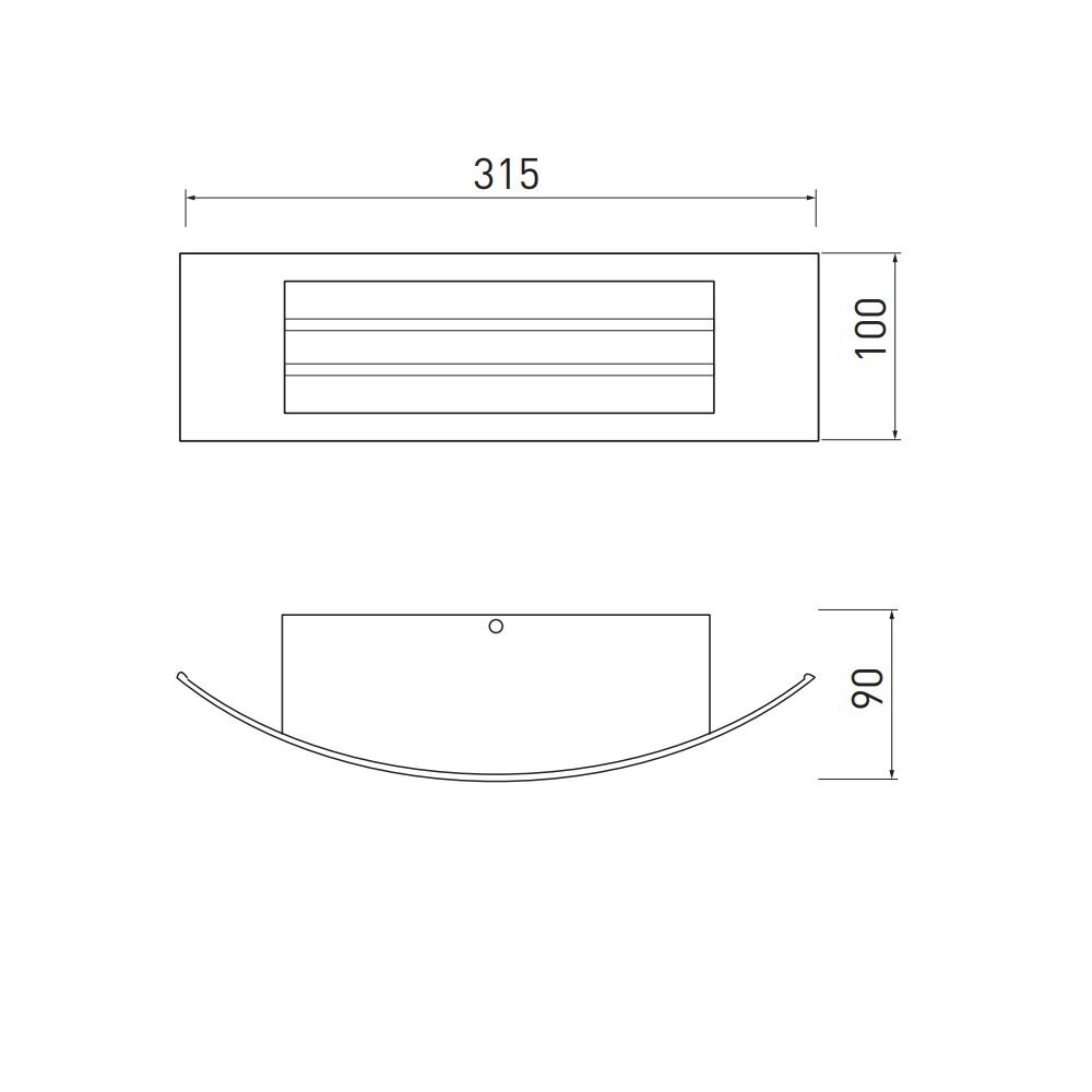 Seinavalgusti GTV ASTRIT E27 14W IP54 must sp. hind ja info | Aia- ja õuevalgustid | kaup24.ee