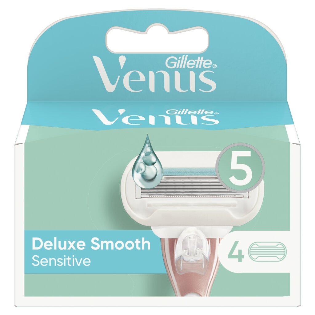 Raseerimispead Gillette Venus Deluxe Smooth Sensitive, 4 tk. hind ja info | Raseerimisvahendid | kaup24.ee
