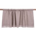 Натуральная льняная штора с кружевом Valance, 140x50см.