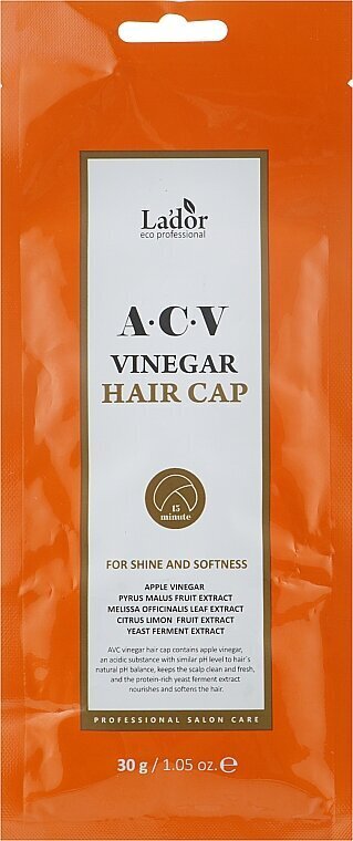Juuksemask õunasiidri äädikaga La'dor ACV Vinegar Hair Cap, 30 g цена и информация | Maskid, õlid, seerumid | kaup24.ee