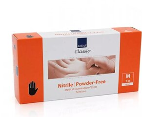 Ühekordsed nitriilkindad Abena Classic Sensitive must цена и информация | Рабочие перчатки | kaup24.ee