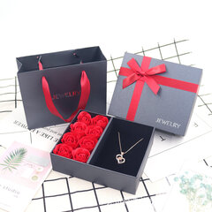 Подарочная коробка с 8 мыльными розами (украшения в подарочный набор не входят), LIVMAN цена и информация | Другие оригинальные подарки | kaup24.ee