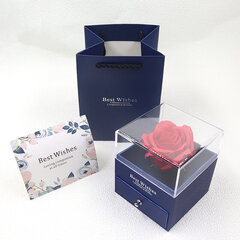 Подарочная коробка с 1 мыльной розой (украшения в подарочный набор не входят), LIVMAN цена и информация | Другие оригинальные подарки | kaup24.ee