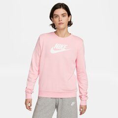 Nike naiste dressipluus NSW CLUB FLC GX STD CREW, heleroosa цена и информация | Женские толстовки | kaup24.ee