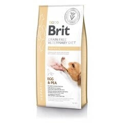Brit GF Veterinary Diets täiskasvanud koertele koos munade ja hernestega Hepatic, 12 kg цена и информация | Сухой корм для собак | kaup24.ee