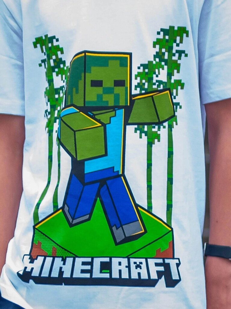 Laste T-särk Minecraft Zombie džungel hind ja info | Poiste särgid | kaup24.ee