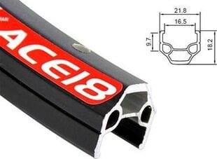 Велосипедный обод Alexrims Ace18 26"x36, серебро цена и информация | Покрышки, шины для велосипеда | kaup24.ee