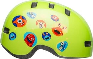 Детский шлем BELL Lil Ripper monsters, S, зеленый цвет цена и информация | Шлемы | kaup24.ee