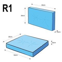 Подушка для садового стула Kaja R1 KAJNNL13, разных цветов цена и информация | Подушки, наволочки, чехлы | kaup24.ee