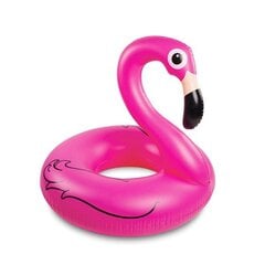 Täispuhutav rõngas Flamingo, 70 cm, roosa цена и информация | Надувные и пляжные товары | kaup24.ee