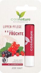 Huulepalsam Cosnature Red Fruits, 4,8 ml hind ja info | Huulepulgad, -läiked, -palsamid, vaseliin | kaup24.ee