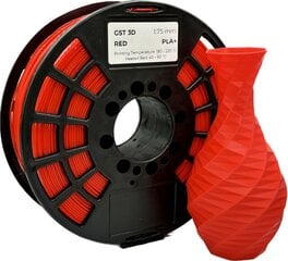 GST 3D filament PLA+ Red hind ja info | Nutiseadmed ja aksessuaarid | kaup24.ee