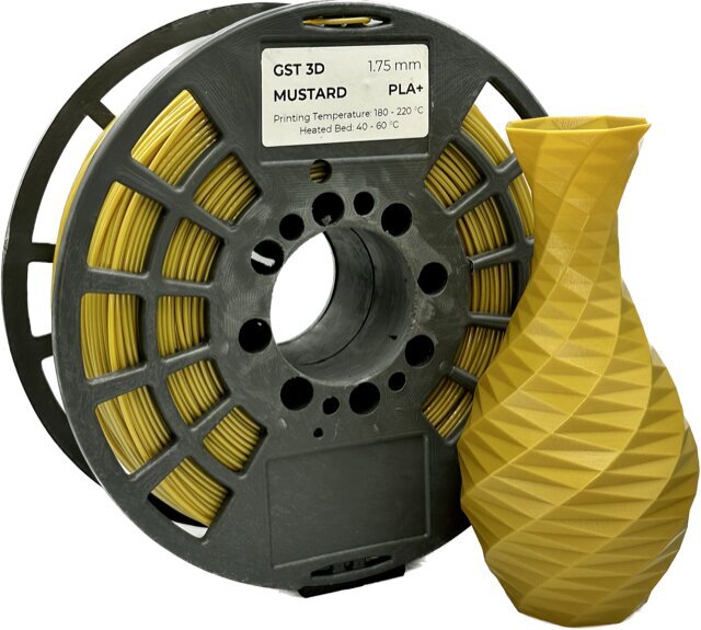 GST 3D filament PLA+ Mustard цена и информация | Nutiseadmed ja aksessuaarid | kaup24.ee