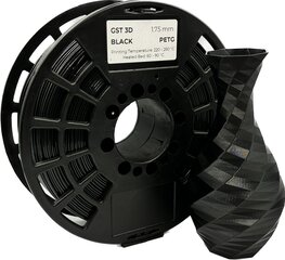 GST 3D filament PETG Black hind ja info | Nutiseadmed ja aksessuaarid | kaup24.ee