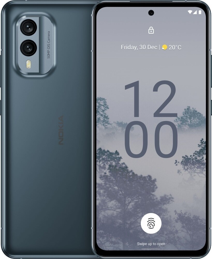 Телефон Nokia X30 Cloudy Blue цена | kaup24.ee