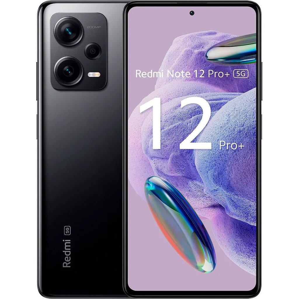 Xiaomi Redmi Note 12 Pro+ 5G 8/256GB Midnight Black MZB0DE7EU цена и информация | Telefonid | kaup24.ee