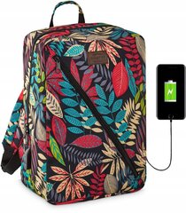 Kerge reisiseljakott käsipagasile 40x25x16 cm, värviline цена и информация | Рюкзаки и сумки | kaup24.ee