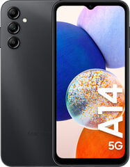 Samsung Galaxy A14 5G 4/128GB SM-A146PZKGEUB Black цена и информация | Мобильные телефоны | kaup24.ee