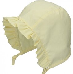Laste müts lipsudega TuTu 3-006557/016.Yellow. цена и информация | Шапки, перчатки, шарфики для новорожденных | kaup24.ee