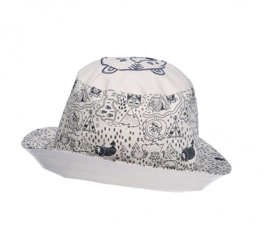 Laste Panama müts Ranger TuTu 3-006581/438.Beige-black. hind ja info | Poiste mütsid, sallid, kindad | kaup24.ee