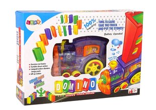 Домино поезд Lean Toys Happy Truck, 80 д. цена и информация | Развивающие игрушки | kaup24.ee