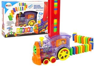 Домино поезд Lean Toys Happy Truck, 80 д. цена и информация | Развивающие игрушки и игры | kaup24.ee