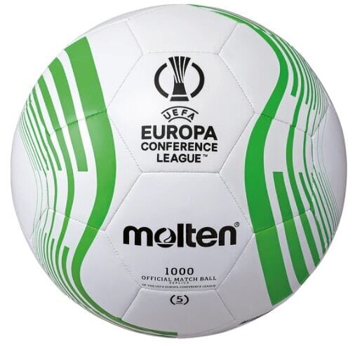 Jalgpall Molten F5C1000 , roheline/valge hind ja info | Jalgpalli pallid | kaup24.ee