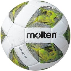 Футбольный мяч F4A3400-G, синт. кожа, белый/зеленый/серебристый, TM Molten, цена и информация | Molten Футбольный мяч. | kaup24.ee
