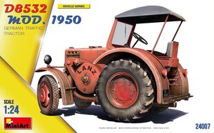 Liimitav mudel MiniArt 24007 German Traffic Tractor D8532 Mod. 1950 1/24 hind ja info | Liimitavad mudelid | kaup24.ee