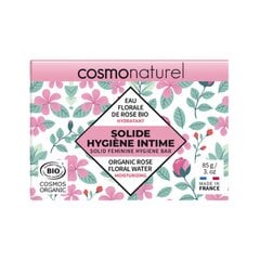 Cosmo Naturel 100% looduslik plastikuvaba nahka niisutav intiimpesuseep roosiveega, 85 g hind ja info | Intiimhügieeni tooted | kaup24.ee