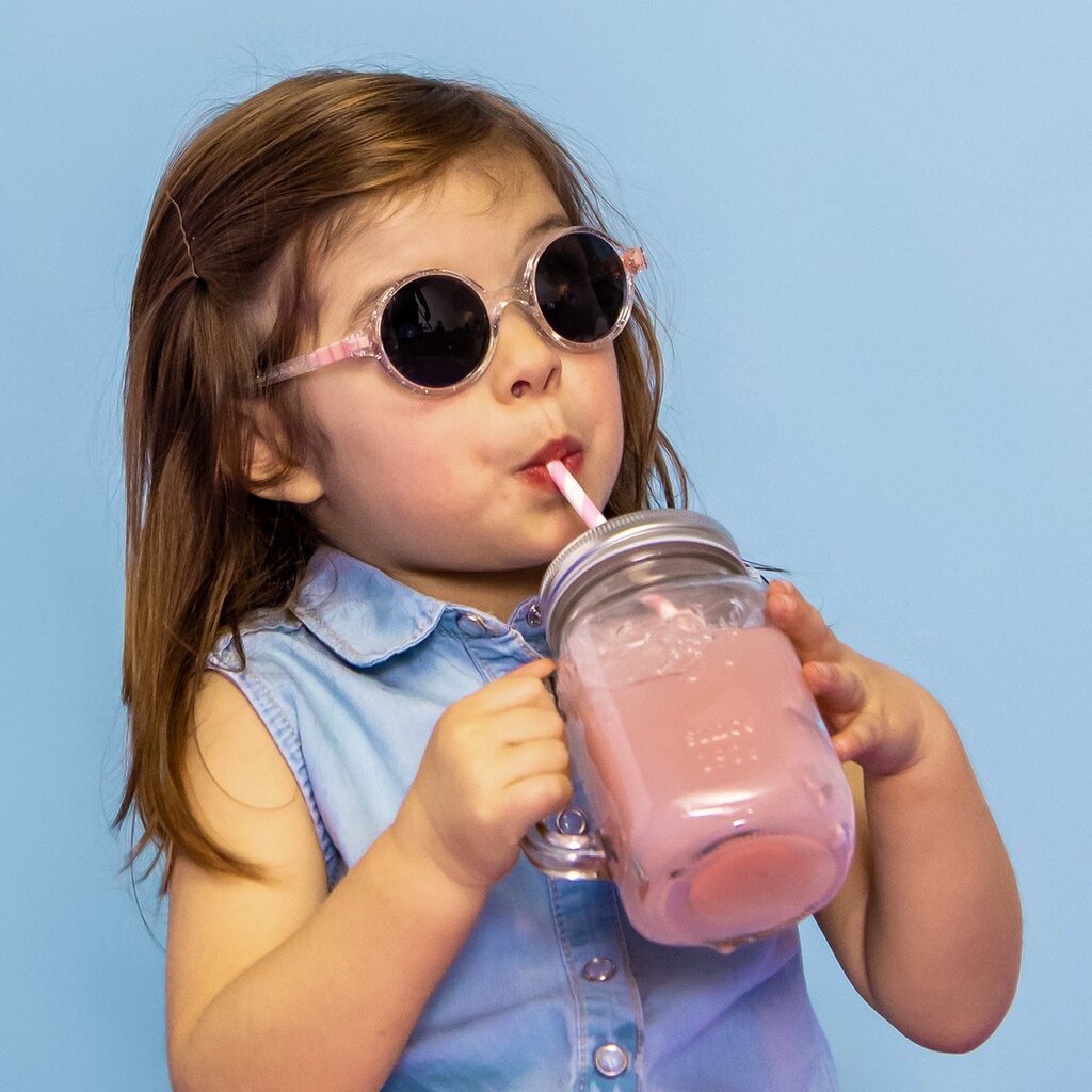 Laste päikeseprillid Kietla Buzz väga-väga vastupidavad kõrge 3-kategooria kaitsega, 4-6 eluaastat, toon Pink Glitter BU4SUNPINKGLI hind ja info | Laste aksessuaarid | kaup24.ee