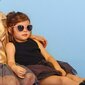 Laste päikeseprillid Kietla Buzz väga-väga vastupidavad kõrge 3-kategooria kaitsega, 4-6 eluaastat, toon Pink Glitter BU4SUNPINKGLI цена и информация | Laste aksessuaarid | kaup24.ee