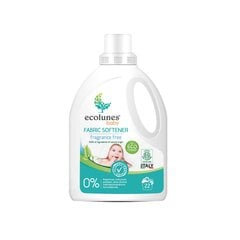 Friendly Organic Ecolunes lõhnatu pesupehmendaja beebidele ja allergikutele, 1000 ml цена и информация | Средства для стирки | kaup24.ee