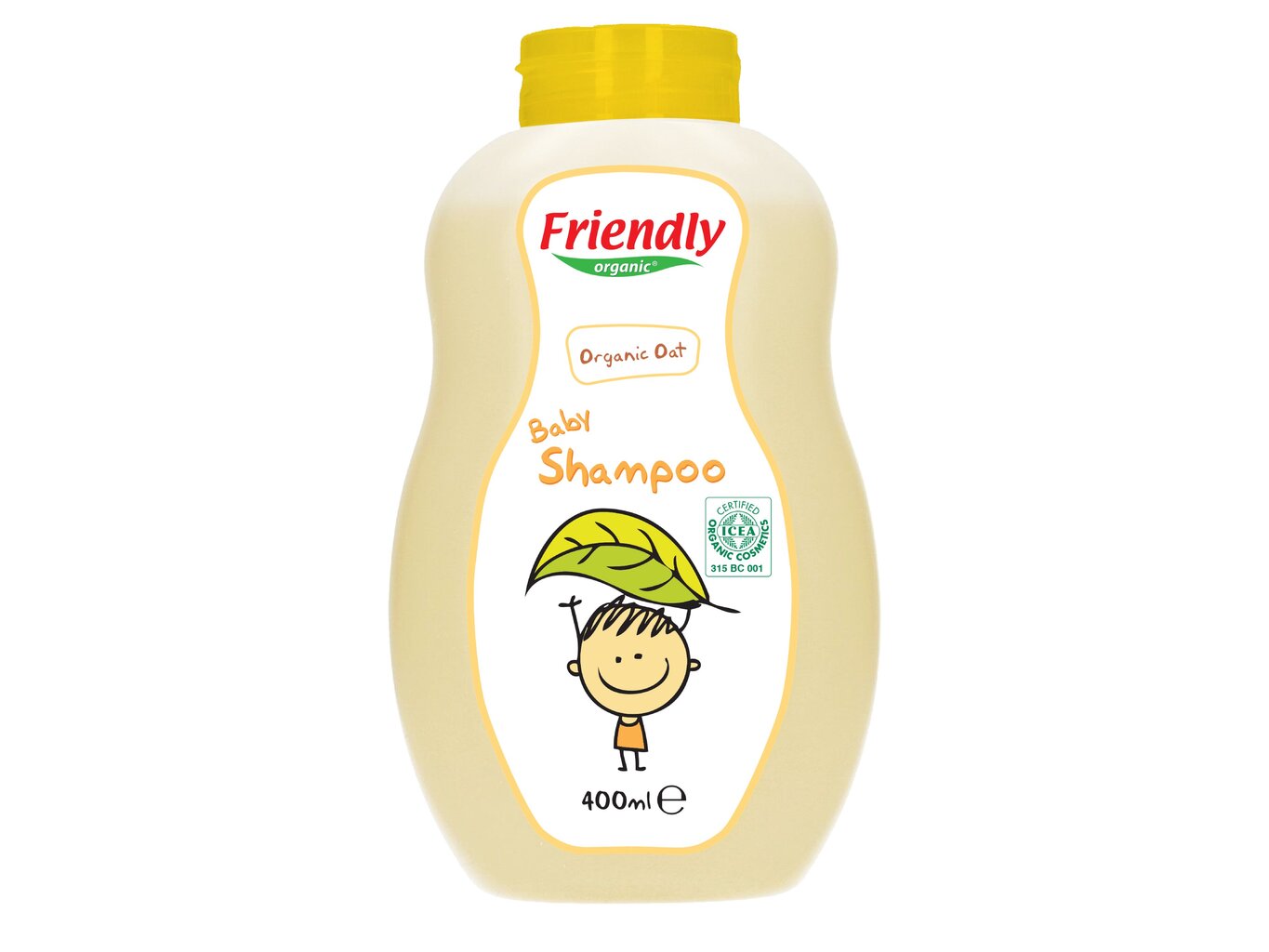 Friendly Organic seebivaba orgaaniline 2in1 juuste- ja kehapesuvahend rahustava kaeraekstraktiga, 400 ml hind ja info | Laste ja ema kosmeetika | kaup24.ee