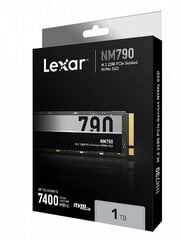 Lexar NM790 1TB M.2 2280 (LNM790X001T-RNNNG) hind ja info | Sisemised kõvakettad (HDD, SSD, Hybrid) | kaup24.ee