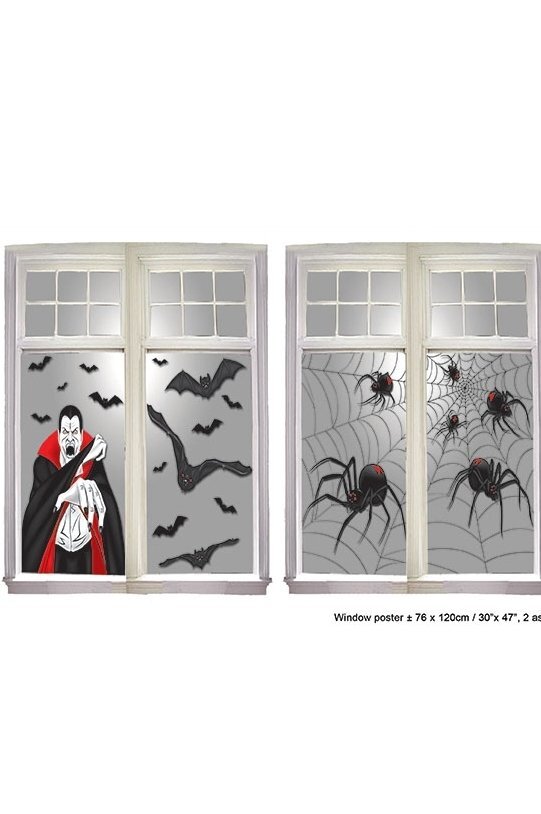 Halloweeni aknakaunistus hind ja info | Peokaunistused | kaup24.ee