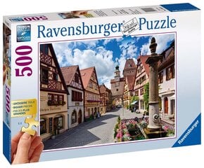 Пазл Ravensburger Rothenburg O.D.T., 13607, 500 д. цена и информация | Пазлы | kaup24.ee