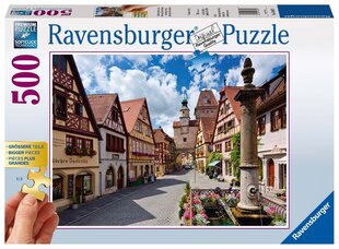 Пазл Ravensburger Rothenburg O.D.T., 13607, 500 д. цена и информация | Пазлы | kaup24.ee