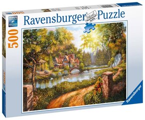 Пазл Ravensburger Cottage by the river, 16582, 500 д. цена и информация | Пазлы | kaup24.ee