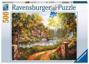 Пазл Ravensburger Cottage by the river, 16582, 500 д. цена и информация | Пазлы | kaup24.ee