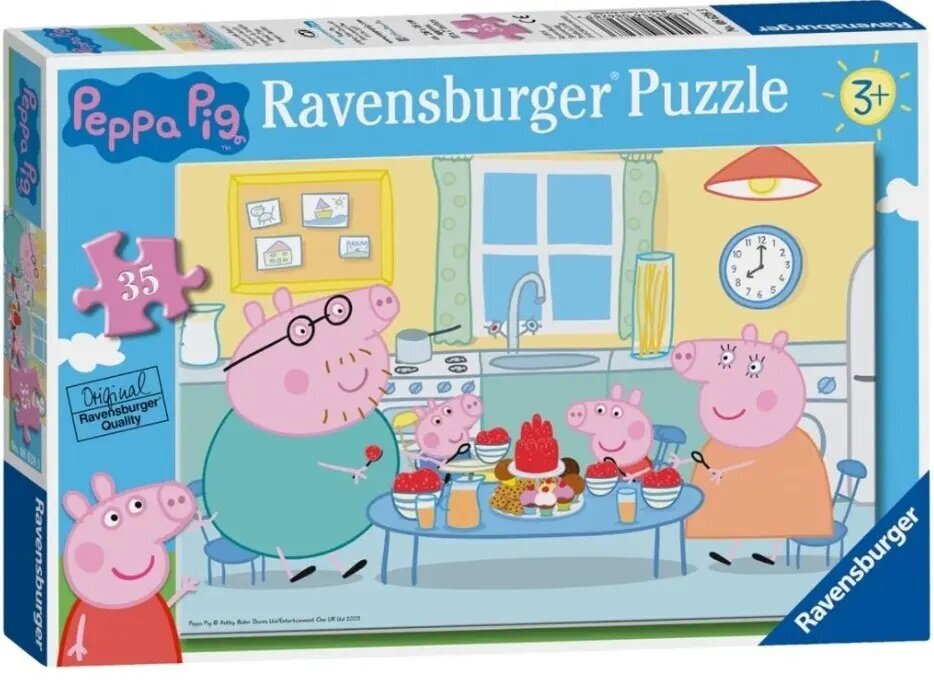 Ravensburgeri pusle Peppa Pig 2 35p 8628 цена и информация | Pusled | kaup24.ee