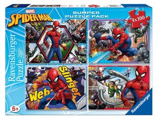 Пазл Ravensburger Spiderman/Человек-паук, 6914, 4х100 д. цена и информация | Пазлы | kaup24.ee