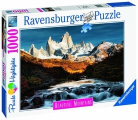 Загадка Ravensburger Fitz Roy Patagonia 1000pc 17315 цена и информация | Пазлы | kaup24.ee
