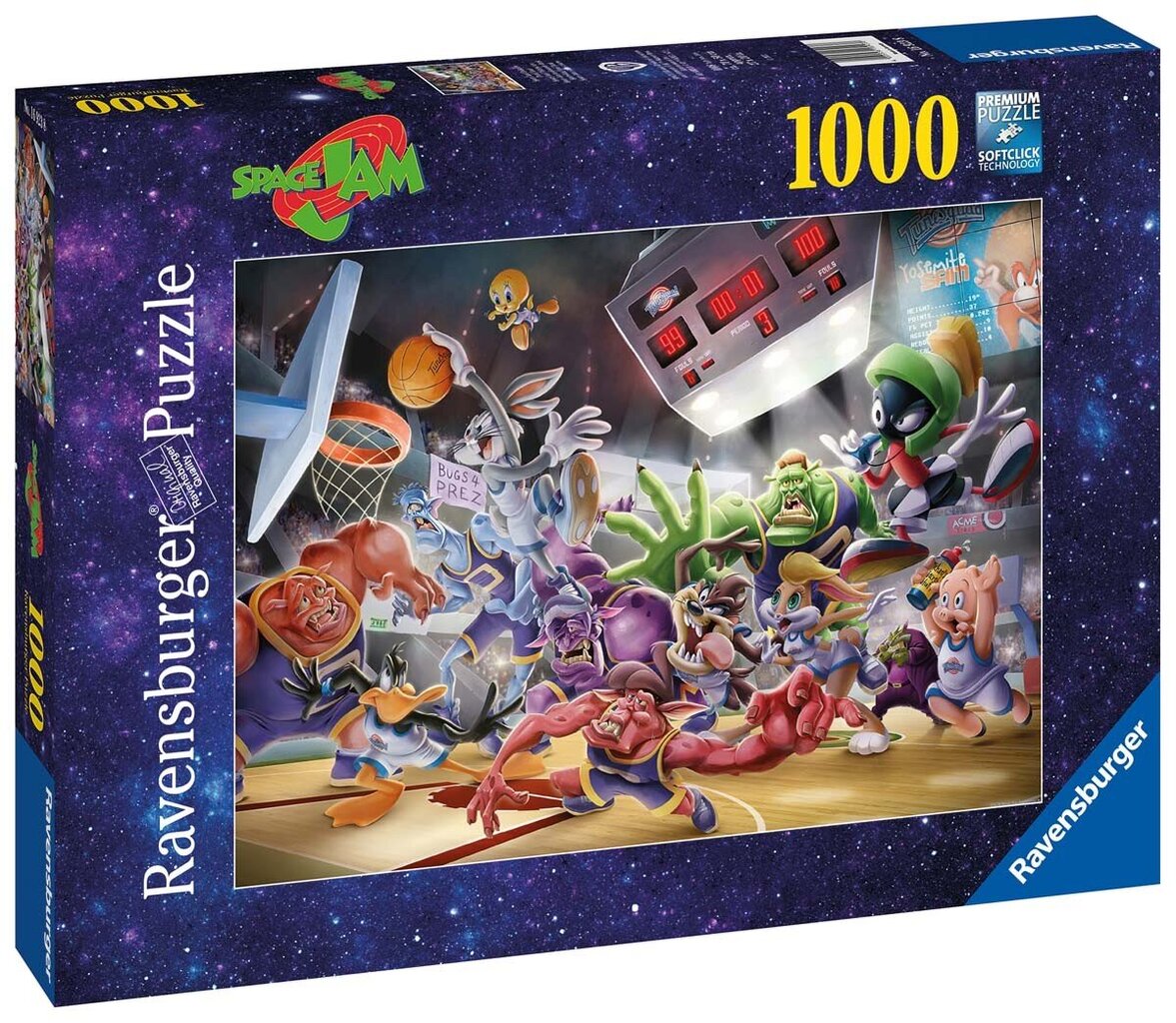 Ravensburgeri mõistatus Space Jam Final Dunk 1000P 16923 цена и информация | Pusled | kaup24.ee