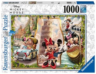 Ravensburger Puzzle DMM: Отпуск Mickey & Minni1000p 16505 цена и информация | Пазлы | kaup24.ee