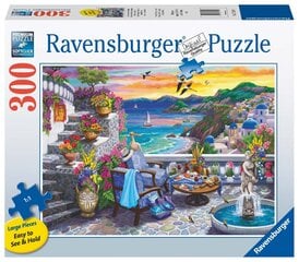Ravensburger Puzzle Santorini Sunset 300plf 17130 цена и информация | Пазлы | kaup24.ee