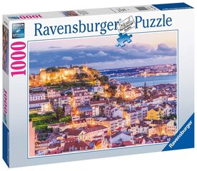 Заказки Ravensburger Lisbon & Sao Horge Castle 1000p 17183 цена и информация | Пазлы | kaup24.ee