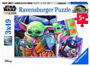 Ravensburgeri pusle Mandalori 3x49p 5241 цена и информация | Пазлы | kaup24.ee